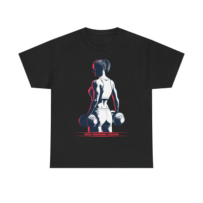 Girl In Gym Unisex Heavy Cotton Tee