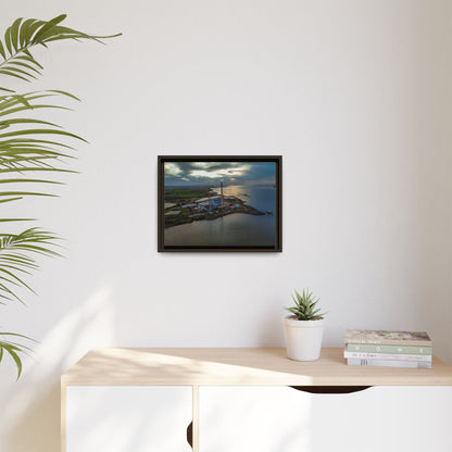 Target  Power Station Matte Canvas, Framed (Multi-color)