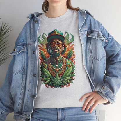 Reggae Lion Tee — Rasta Portrait Graphic T-Shirt