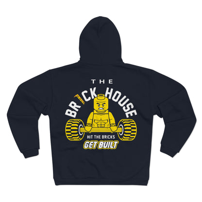 The Brick House Unisex Hooded Zip Sweatshirt – Get Built LEGO Style Hoodie