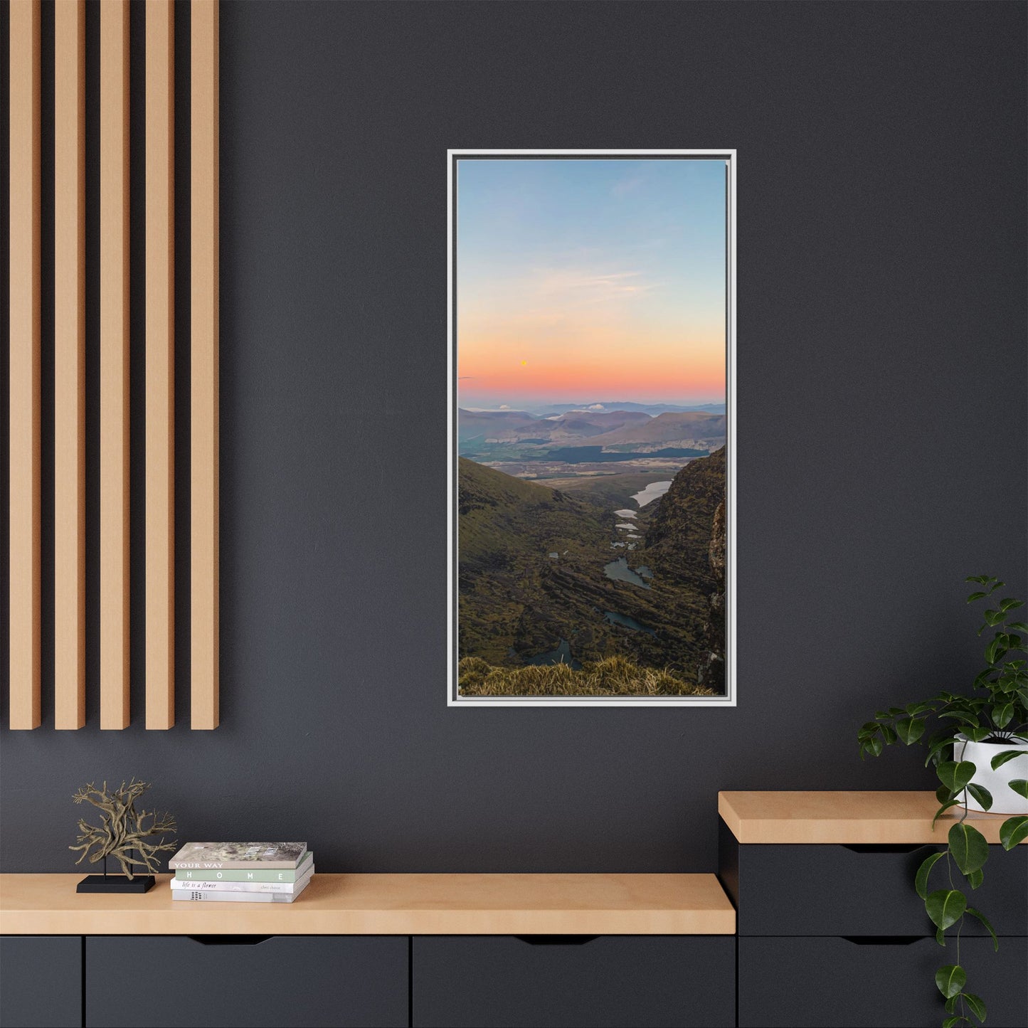 On The Way To Mount Brandon Matte Canvas, Framed (Multi-color)