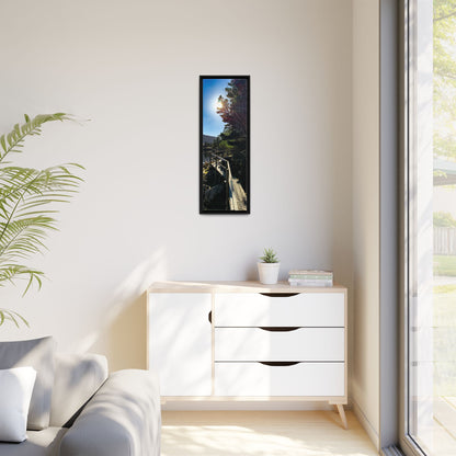 Glanteenassig Trail Matte Canvas, Framed (Multi-color)
