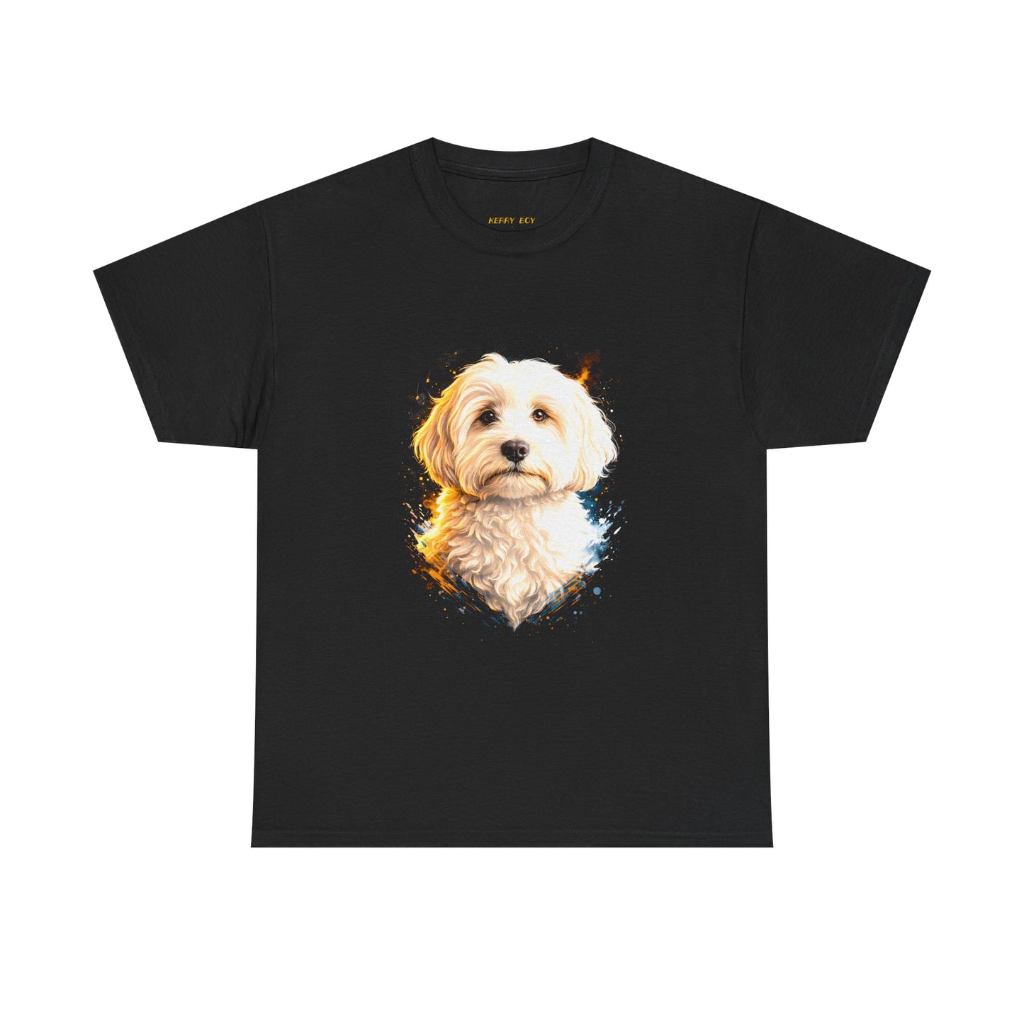 Dog Portrait Tee — Watercolor Puppy Graphic T-Shirt
