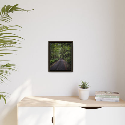 Glanageenty Forest Trail Matte Canvas, Framed (Multi-color)