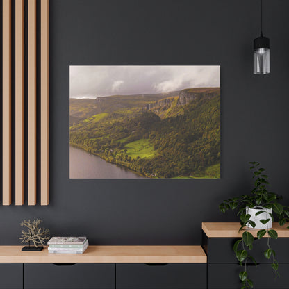 Sruth in Aghadh an Aird or The devil's Chimney Matte Canvas, Stretched, 1.25"