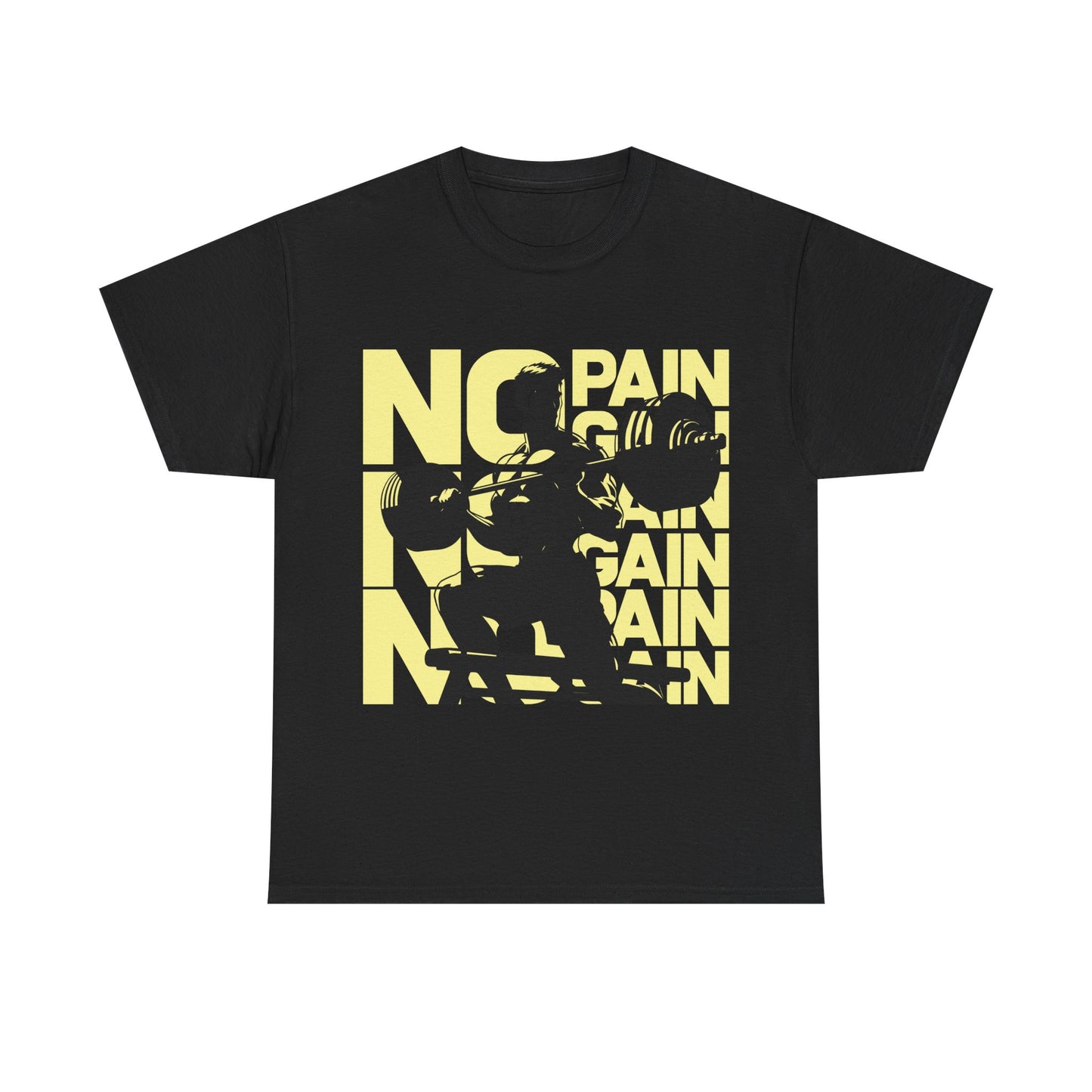 No Pain No Gain 11 Unisex Heavy Cotton Tee