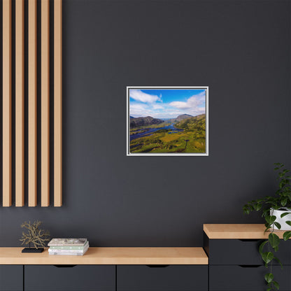 Ladies View Killarney Matte Canvas, Framed (Multi-color)