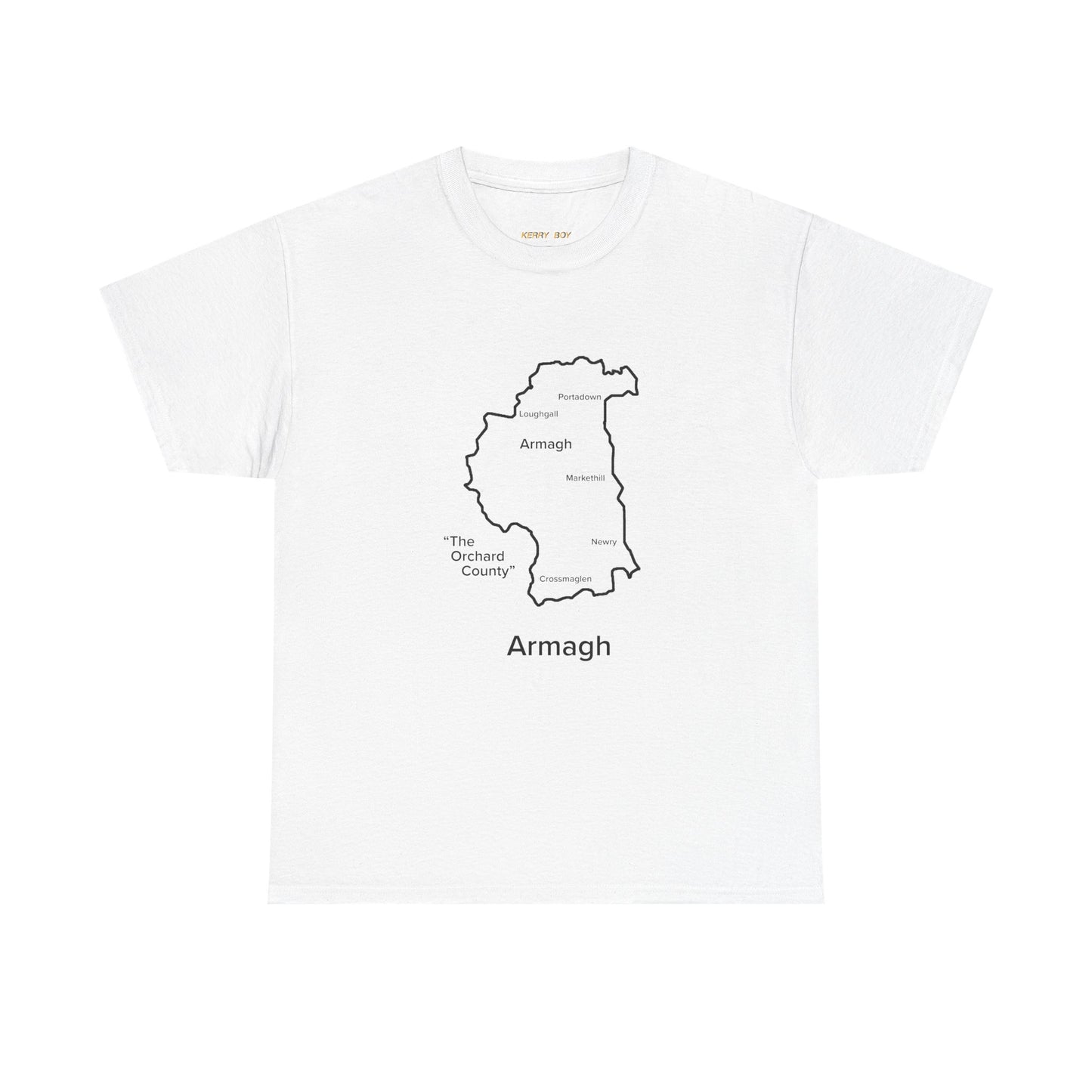 Armagh Unisex Heavy Cotton Tee White Edition