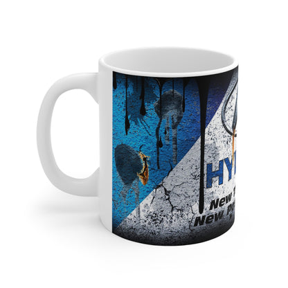 Hyundai Graffiti Coffee Mug - 11oz & 15oz - Urban Vibe for Car Enthusiasts