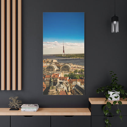 Riga TV Tower Matte Canvas, Stretched, 1.25"