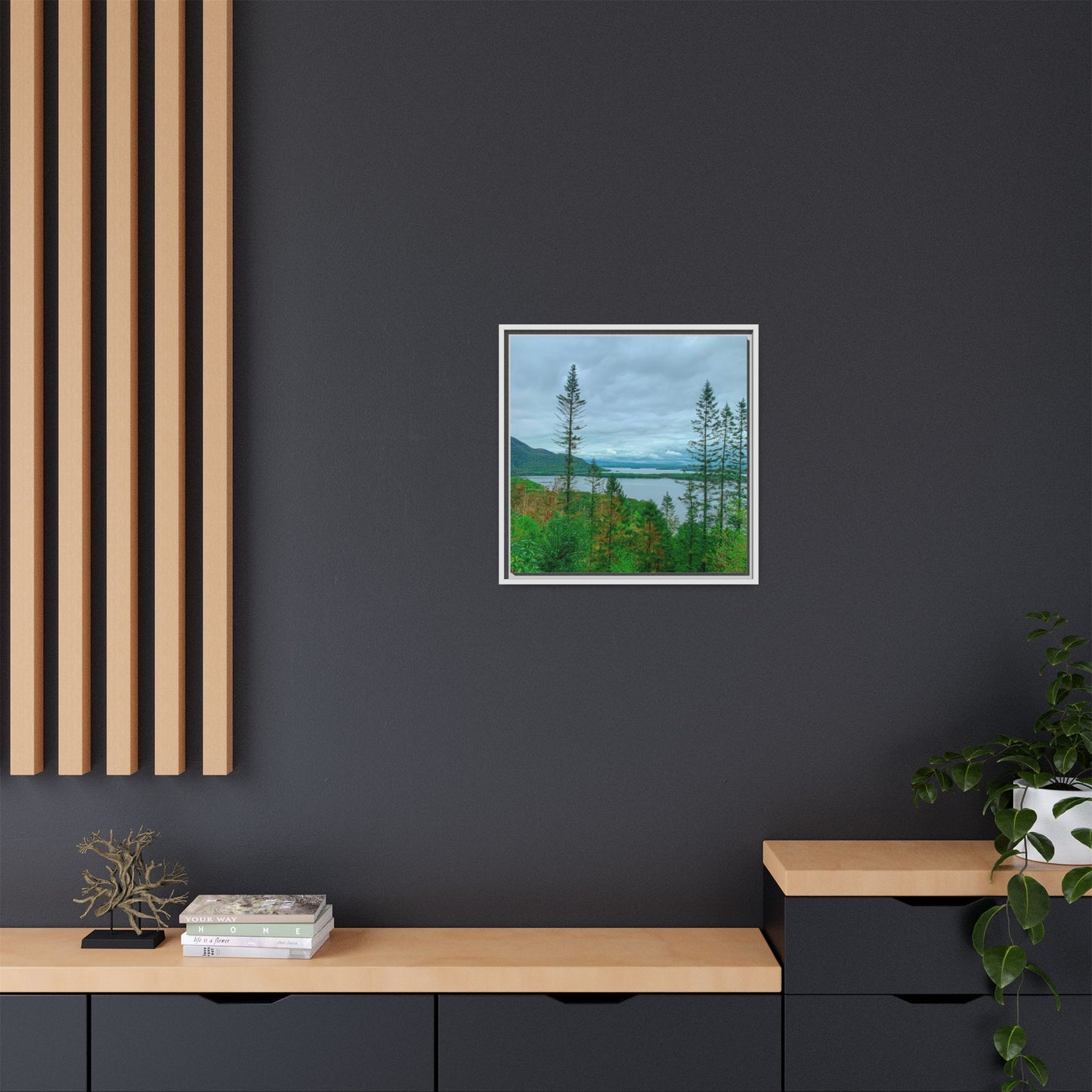 Torc Mountain Trail 2 Matte Canvas, Framed (Multi-color)