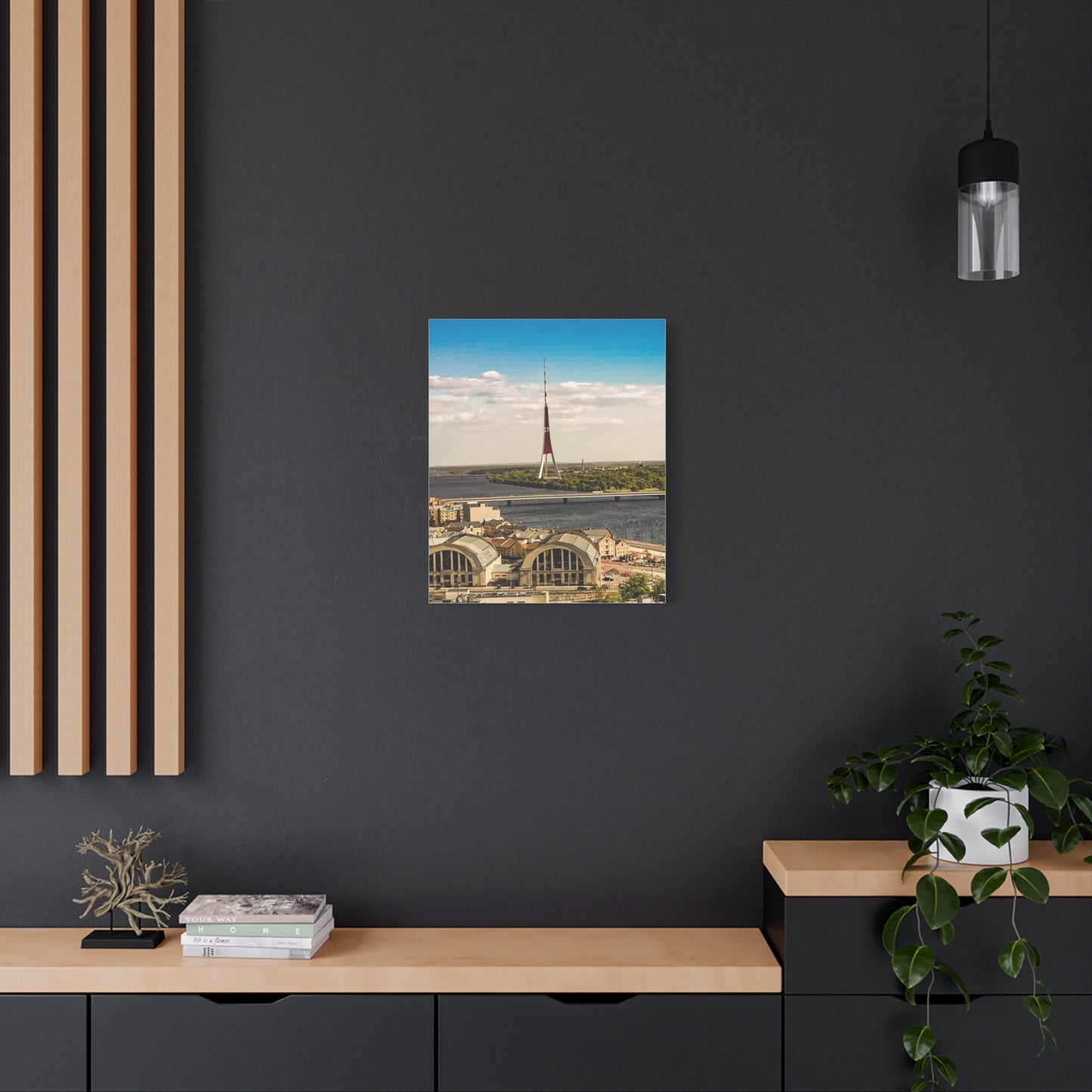 Riga TV Tower Matte Canvas, Stretched, 1.25"
