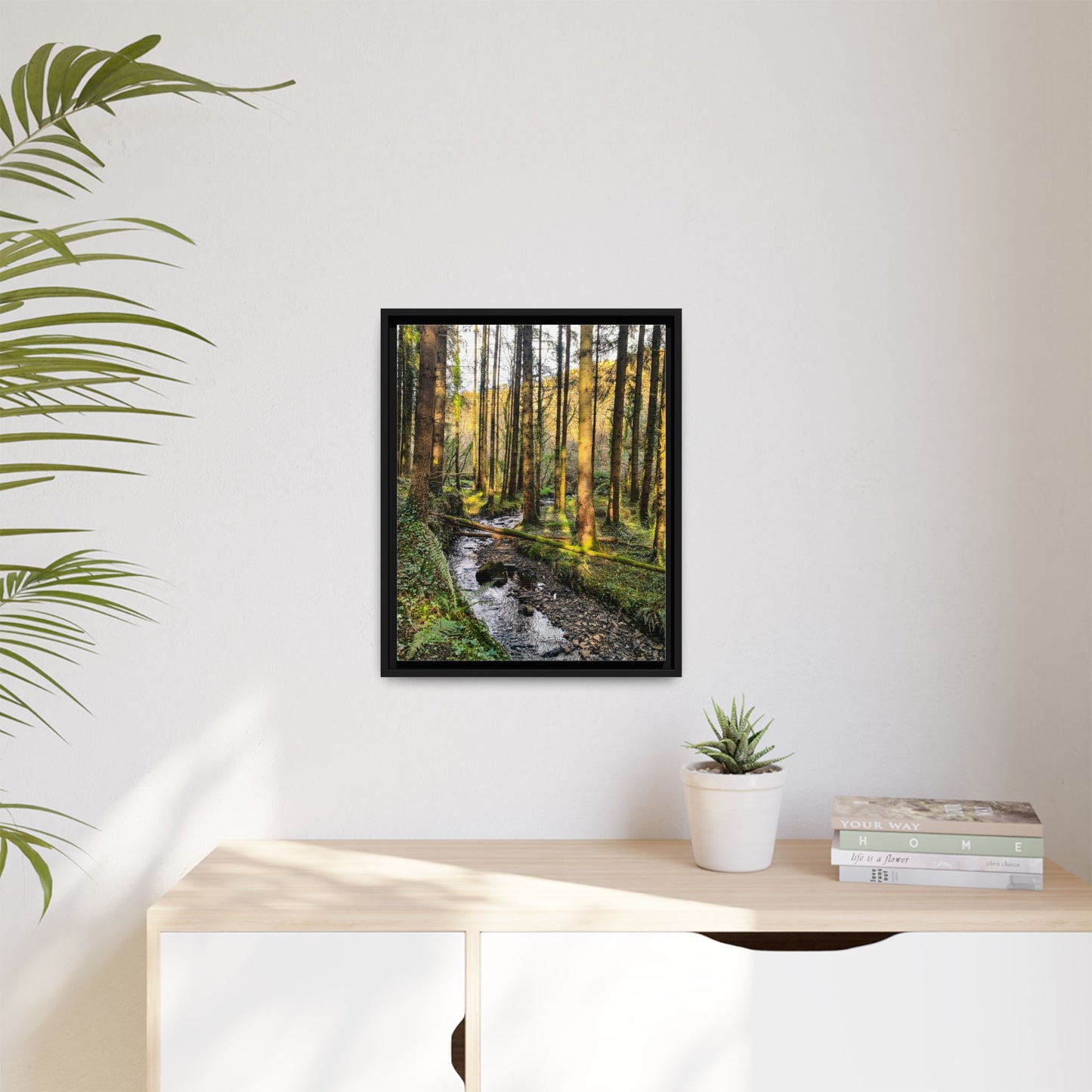 Glanageenty Forest Trail 2 Matte Canvas, Framed (Multi-color)