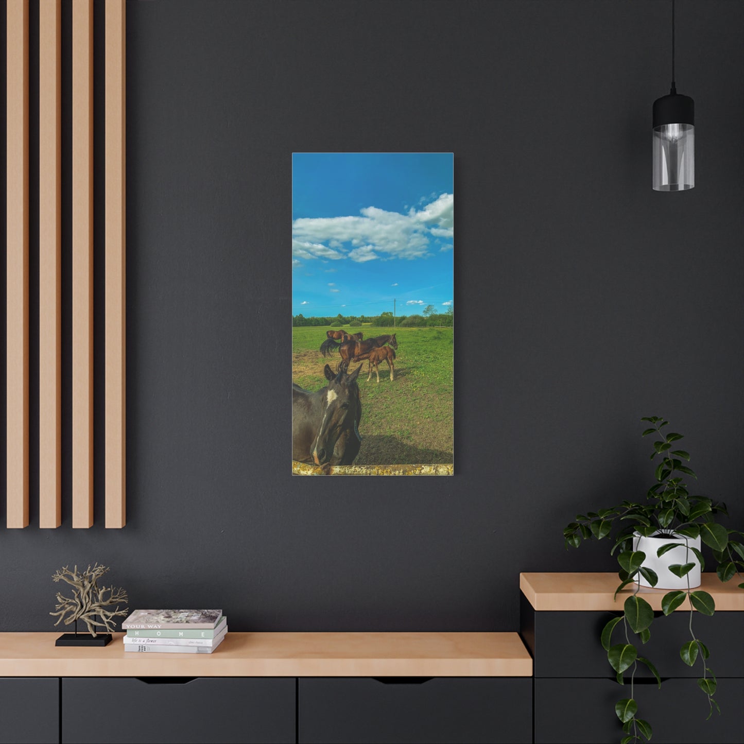 Horse Matte Canvas, Stretched, 1.25"