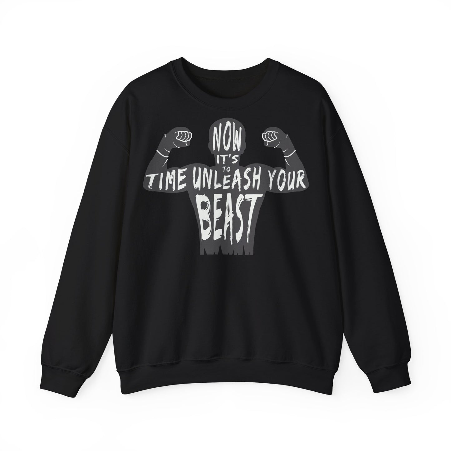 Unisex Heavy Blend™ Crewneck Sweatshirt - "Unleash Your Beast" Motivational