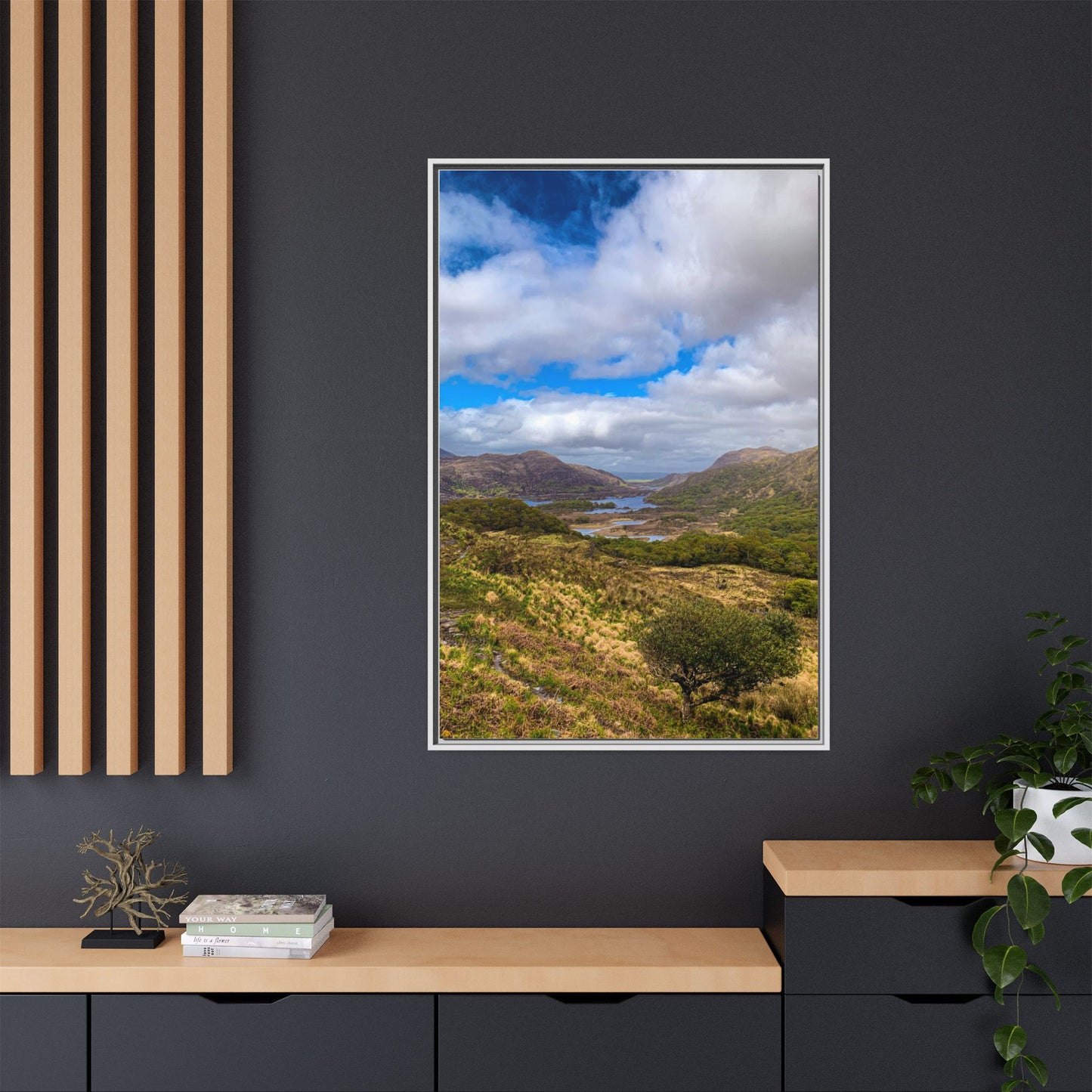 Matte Canvas, Framed (Multi-color)