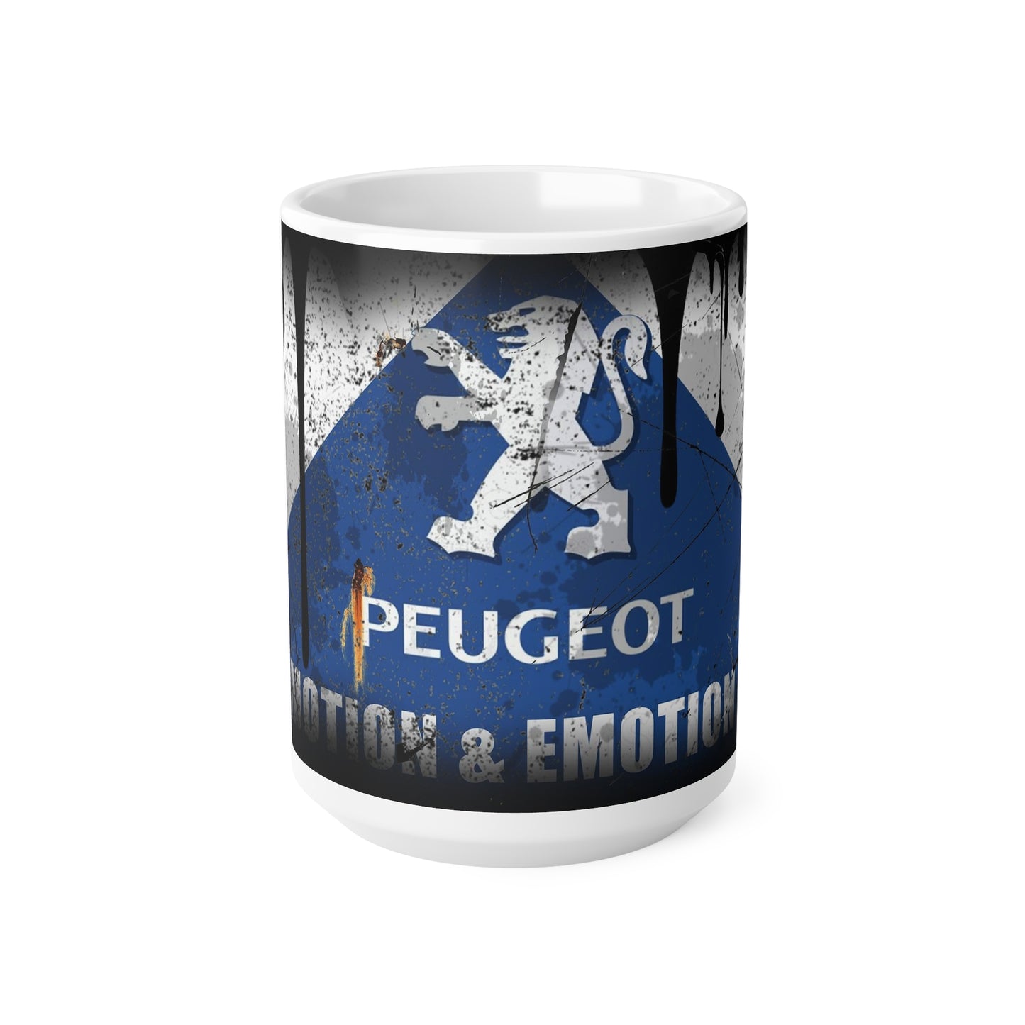 Peugeot Emotion & Emotion Ceramic Coffee Mug - 11oz & 15oz