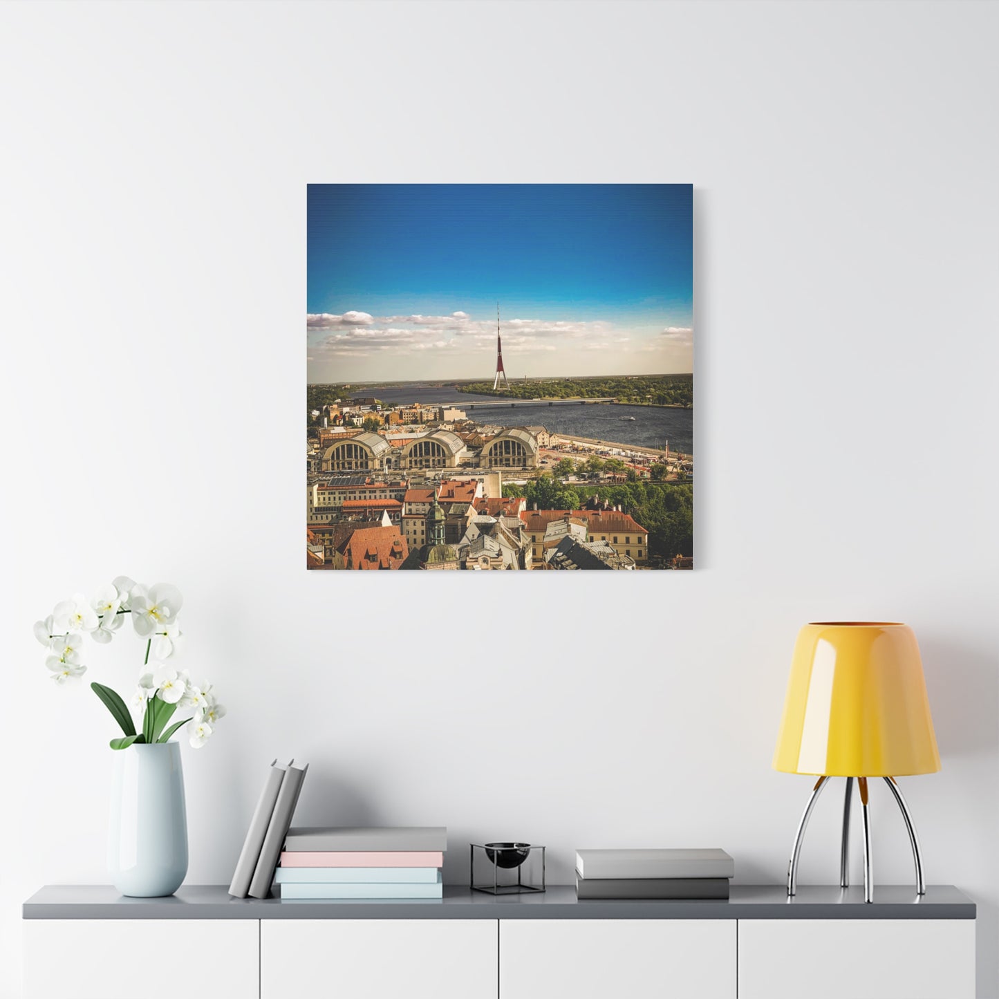 Riga TV Tower Matte Canvas, Stretched, 1.25"