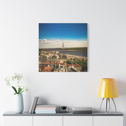 Riga TV Tower Matte Canvas, Stretched, 1.25"