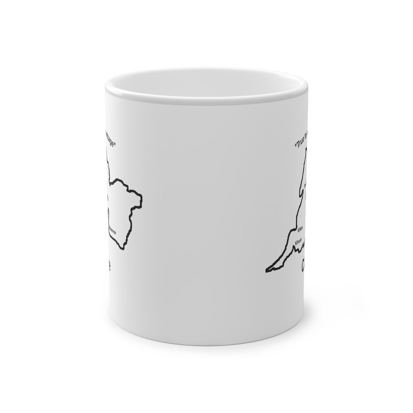 Clare Magic Mug: Color - Changing Coffee Cup with Artistic Map Design