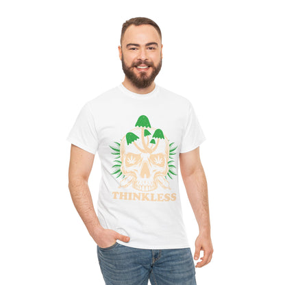 Mushroom Skull 'THINKLESS' T-Shirt