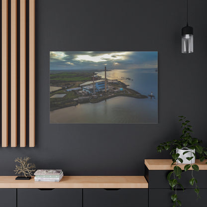 Tarbert Power Station Matte Canvas, Stretched, 1.25"