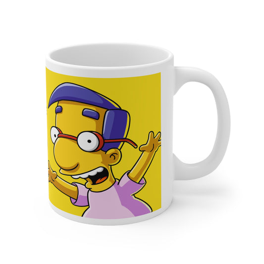 Funny Ceramic Coffee Mug - The Many Moods of Millhouse - 11oz/15oz