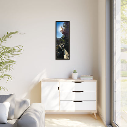Glanteenassig Trail Matte Canvas, Framed (Multi-color)