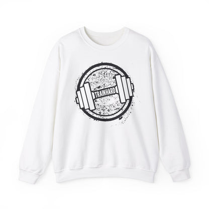 Train Hard Gym Sweatshirt - Unisex Heavy Blend™ Crewneck for Fitness Enthusiasts