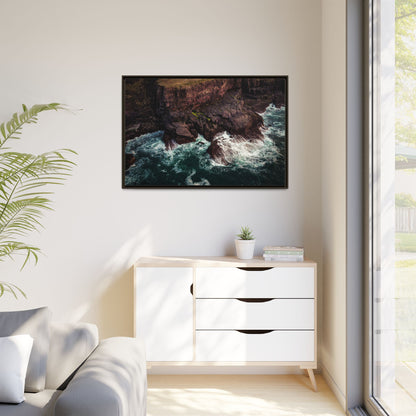 Kerry Head Matte Canvas, Framed (Multi-color)