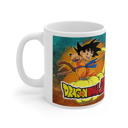 Dragon Ball Z Ceramic Coffee Cup - 11oz & 15oz Mug Featuring Goku and Dragon Balls