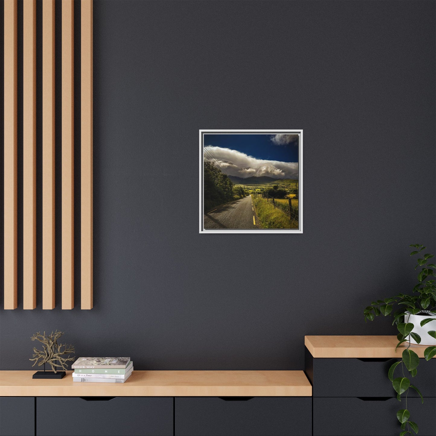 Somewhere In Kerry Matte Canvas, Framed (Multi-color)