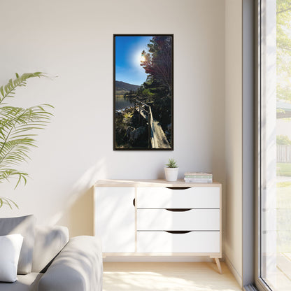 Glanteenassig Trail Matte Canvas, Framed (Multi-color)