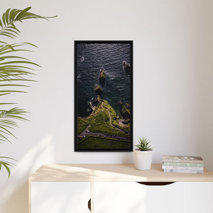 Dunquin Pier Matte Canvas, Framed (Multi-color)