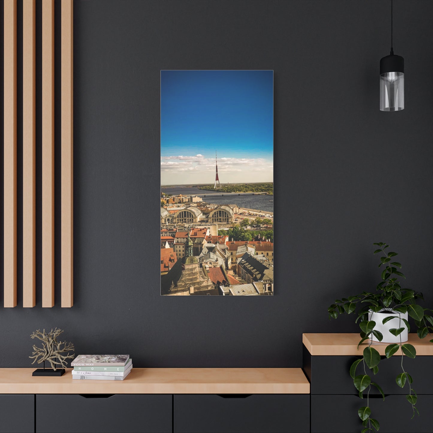 Riga TV Tower Matte Canvas, Stretched, 1.25"