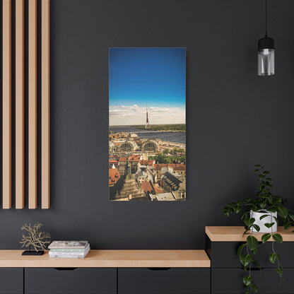 Riga TV Tower Matte Canvas, Stretched, 1.25"