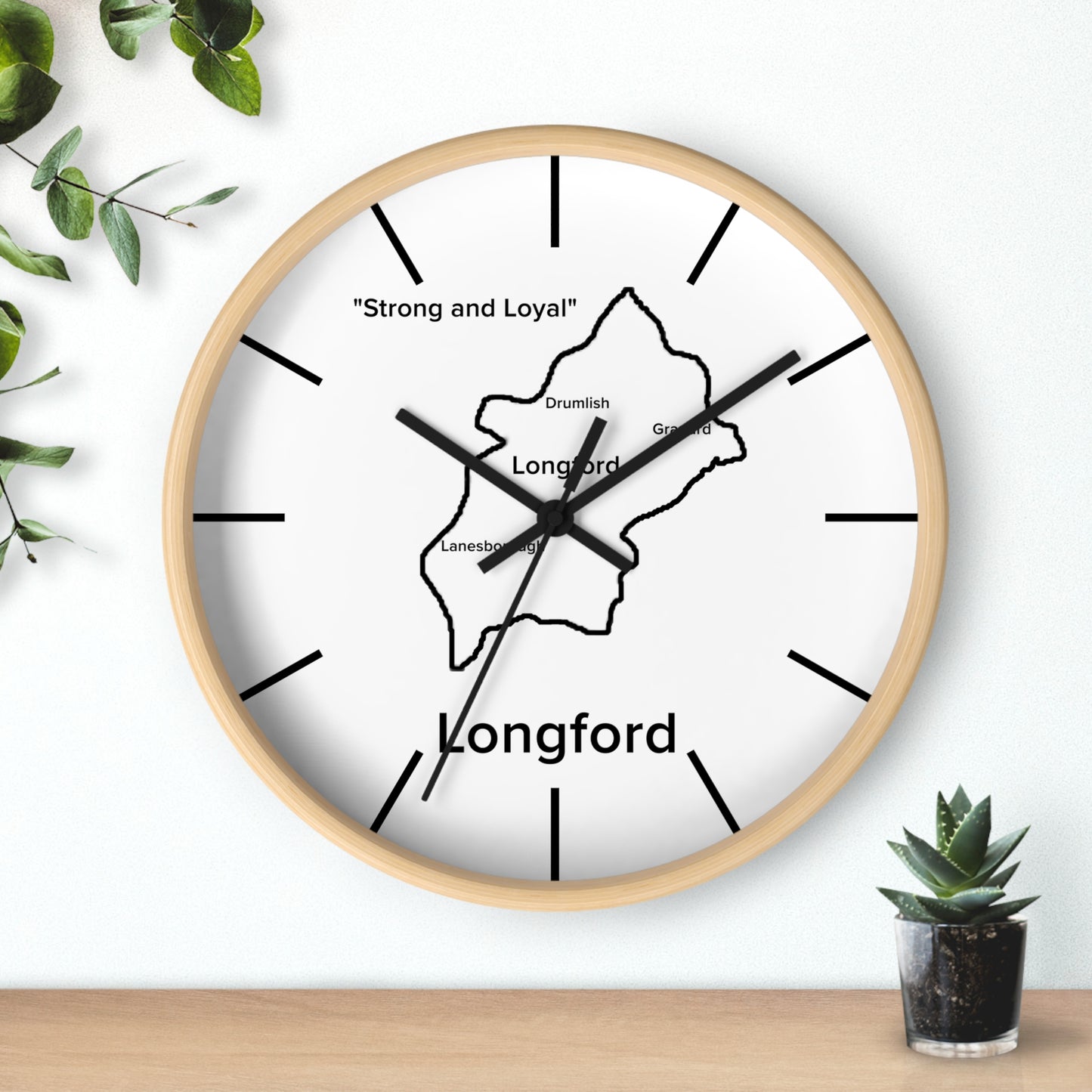 Longford County Wall Clock