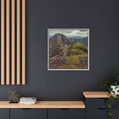 Halfway to Carrauntoohil Matte Canvas, Framed (Multi-color)
