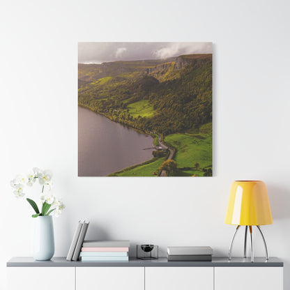 Sruth in Aghadh an Aird or The devil's Chimney Matte Canvas, Stretched, 1.25"