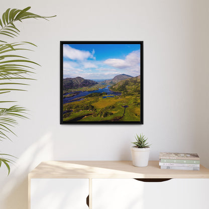 Ladies View Killarney Matte Canvas, Framed (Multi-color)