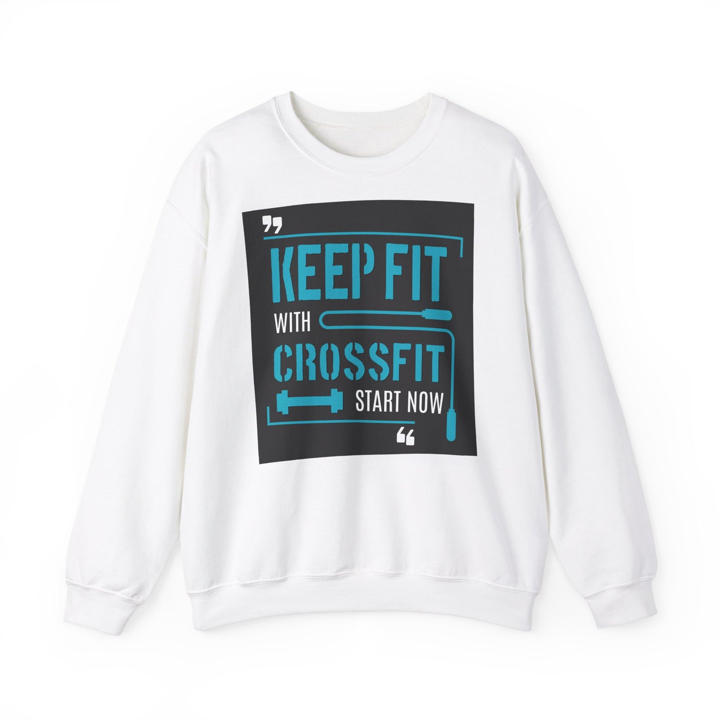 Keep Fit CrossFit Crewneck Sweatshirt - Unisex Heavy Blend