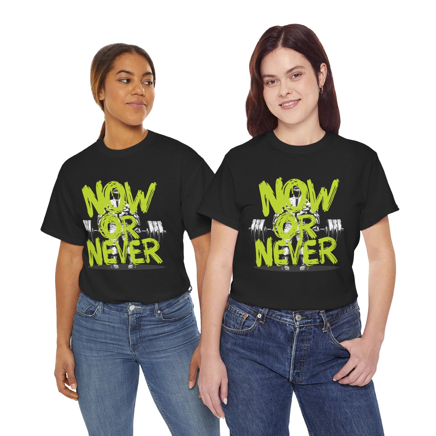 Now Or Never Unisex Heavy Cotton Tee