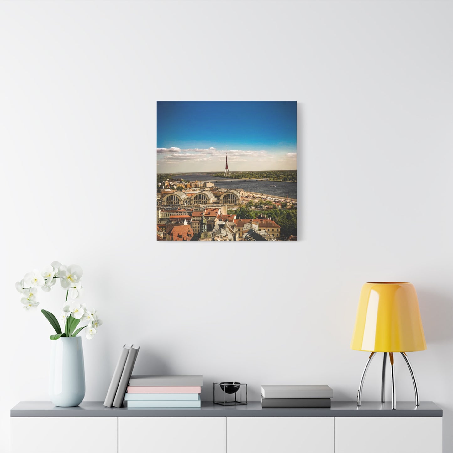 Riga TV Tower Matte Canvas, Stretched, 1.25"
