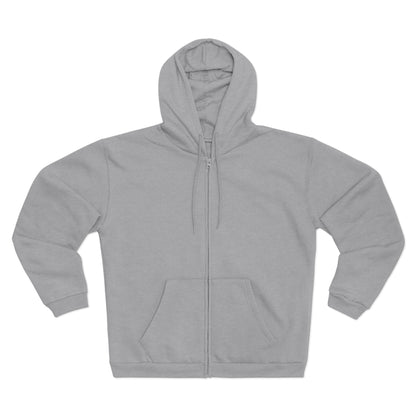 Funny Coffee and Heavy Squats Unisex Hooded Zip Sweatshirt - Perfect for Fitness Enthusiasts