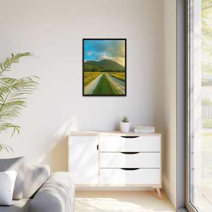 Mountain Torc Matte Canvas, Framed (Multi-color)