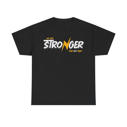 Stronger Together Unisex Heavy Cotton Tee - Inspirational Graphic Tee