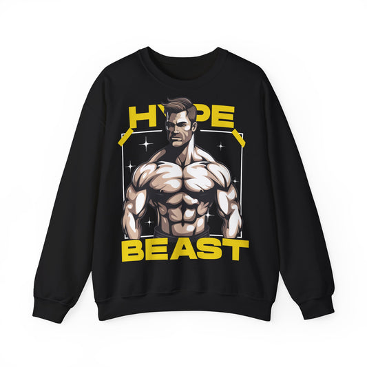 Hype Beast Unisex Heavy Blend™ Crewneck Sweatshirt - Bold Graphic Design for Fitness Enthusiasts