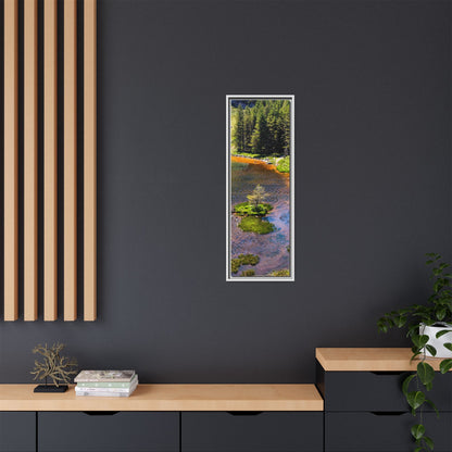 Gleanteenassig Forest Matte Canvas, Framed (Multi-color)