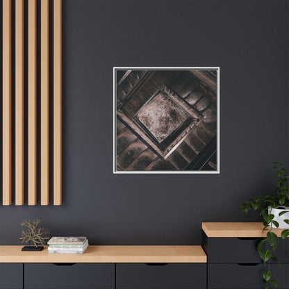 Stairs To Demon World Matte Canvas, Framed (Multi-color)