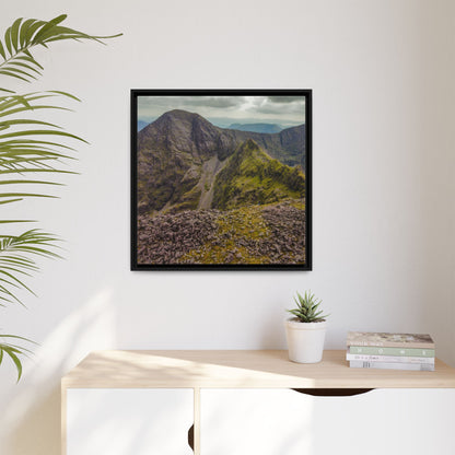 Halfway to Carrauntoohil Matte Canvas, Framed (Multi-color)